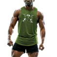 thumbnail image 2 of Chaleco para hombre, transpirable, sencillo, ligero, para deportes al aire libre, uso diario, multicolor, chaqueta de baloncesto con cuello redondo y fitness, 2 of 4