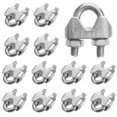 thumbnail image 2 of 20pcs Cable Clamps Wire Rope Clamps U Clamp Stainless Steel Made Wire Rope Cable Fixing Clamps (M4), 2 of 4