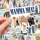 thumbnail image 1 of 50 pcs Music Movie Mamma Mia Hydro Flask Graffiti Luggage Laptop Phone Stickers, 1 of 5