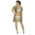 thumbnail image 4 of Bimba Women Cotton Caftan Dress Short Beach Cover Up Printed Kaftan, 4 of 4