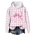 thumbnail image 2 of NAISIBABY Valentine's Day Hoodie for Girls, Long Sleeve Heart Prints Fleece Lined Pullover Fashion Casual Sweatshirt Multicolor 5T, 2 of 5