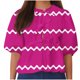 thumbnail image 2 of Fiudx Liquidación de Ahorros de Verano Top de Camiseta con Cuello Redondo y Manga Farol Plisada con Lazo para Mujer, 2 of 5
