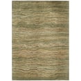 thumbnail image 2 of HomeRoots 618279 10 x 14 ft. Fern Green & Taupe Abstract Washable Indoor & Outdoor Rectangle Area Rug, 2 of 5