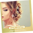 thumbnail image 3 of 10pcs pearl hairpin bridal hair accessories bridal headpiece hair gems for women pearl headpiece women hair accessories ladies headbands pearl headband hair pin crystal bride alloy, 3 of 5