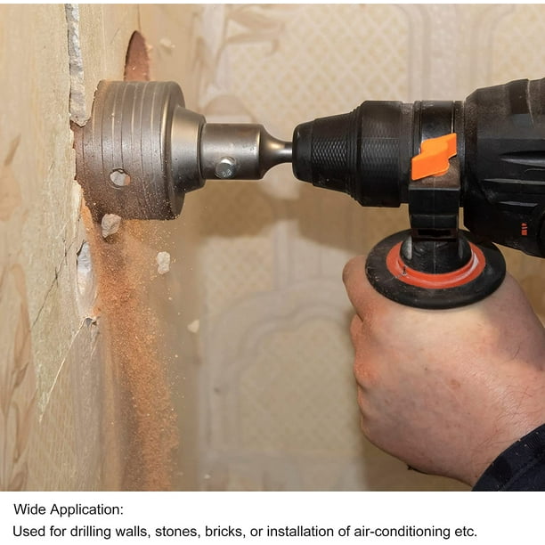Concrete wall drill bit hole saw cutter outlet