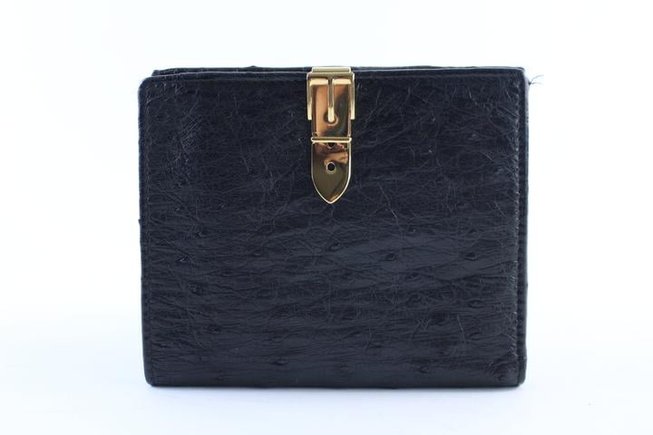 gucci ostrich wallet