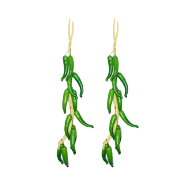 Guirnalda de verduras artificiales con forma de guirnalda de verduras simuladas, verduras decorativas realistas.