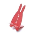 thumbnail image 1 of Soporte original de madera para teléfono móvil DIY Soporte para teléfono móvil con forma de conejo encantador (rosa), 1 of 1