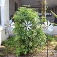 thumbnail image 4 of Zeckos Silver Metal Windmill Wind Spinner Garden Stakes Set of 3, 4 of 6