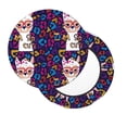 thumbnail image 7 of Cauagu Llama Alpaca Print Round Stool Covers,Seat Cushion for Round Bar Stool Chair Seat Cover for Bar Round Chair Fits for 12/13/14in Bar Stool Cushion, 7 of 7