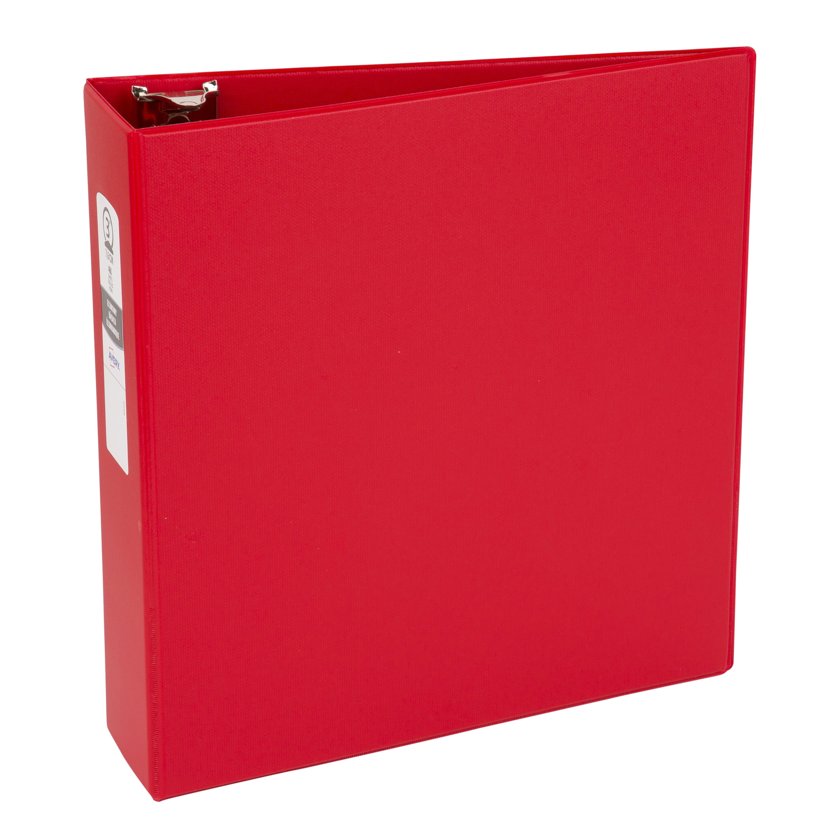 3" Staples Heavy-Duty View Binders with D-Rings Red 976064 