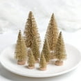 thumbnail image 3 of Desktop Miniature Pine Tree Tabletop Christmas Tree Small Pine Tree Decor Christmas Tree Toppers,8PCS/1Set, 3 of 4