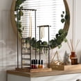 thumbnail image 2 of J JACKCUBE DESIGN Jewelry Organizer Stand, Black Metal Jewelry Tree Display Holder with Wood Tray for Necklace Bracelet Earring Stud Ring Large Storage - MK640 (Black), 2 of 7