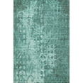 thumbnail image 2 of Addison Rugs Mayfield Washable Transitional Ikat Teal Rectangle Rug, 3' x 5', 2 of 6