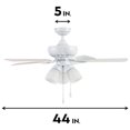 thumbnail image 4 of Ventilador de Techo Portage Bay Miller Park 44" Blanco, 4 of 7