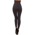 thumbnail image 3 of Women's High Waist Control Top Compression Leggings (Charcoal, One Size), 3 of 3