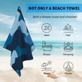 thumbnail image 4 of GZHJMY Beach Towel for Women Girls, Military Camouflage Texture Khaki Print Background Bath Towel, Oversized Lightweight Sport Towel, 31x71 Inch, 4 of 7