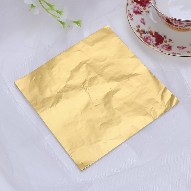 Raindrops 100Ud Para Envolver Chocolate Con Aluminio Dorado Fácil De Moldear Y Sin Sabor