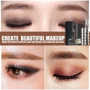 POINTERTECK Eyebrow Stamp Reusable Natural Brow Powder Stencil Kit for Makeup