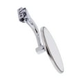 thumbnail image 2 of United Pacific C5001 4” Stainless Steel Curved Arm Peep Mirror, Chrome Plated, Easy Install, Flat Mirror Glass – ONE Mirror, 2 of 6