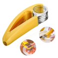 thumbnail image 1 of Trancheuse en Acier Inoxydable pour Bananes, Légumes, Saucisses, Concombres, 1 of 5