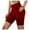 Red, variant on Yoga Shorts For Women Sevevn Women Basic Slip Shorts Workout Leggings Yoga Shorts Pants