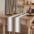 thumbnail image 2 of Gray Brown Table Runner 70 Inches Long, Modern Gradient Geometric Cotton Linen Table Runners Dresser Scarves, Decorative Fabric Tabletop Scarf Furniture Cover for Home Dinner Party 13"x70", 2 of 9