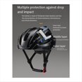 thumbnail image 4 of Casco de Bicicleta para Adultos, Microshell Ligero de Verano, Hombres y Mujeres, Ajuste de Ajuste Sugerido 55-61 cm para Ciclismo Negro, 4 of 5