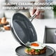 thumbnail image 2 of Sartén antiadherente GreenPan Swift Healthy de cerámica de 30 cm con tapa, mango de acero inoxidable, libre de PFAS, apta para lavavajillas y horno, color negro, 2 of 5