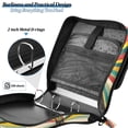 thumbnail image 4 of FORMRS Zipper Binder with Shoulder Strap 2-inch Ring 500 Sheet Capacity File Bag, Colorful Cat, 4 of 5