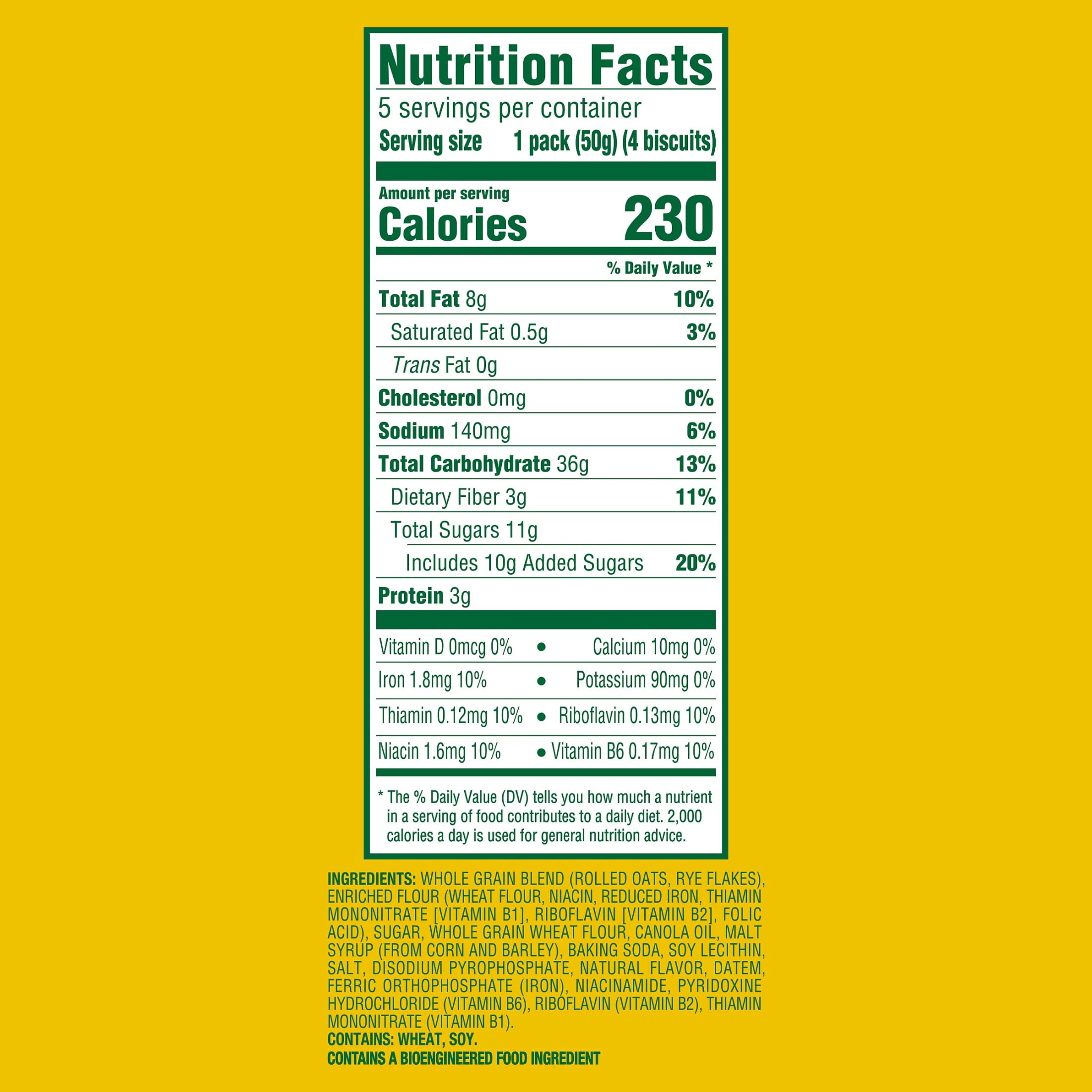 belVita Breakfast Bars Biscuits, Vanilla Mocha, 5 Packs (4 Biscuits Per Pack)
