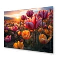 thumbnail image 2 of Designart "Tulips landscapes Of Color V" Floral Metal Wall Art, 2 of 5