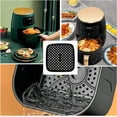 thumbnail image 2 of Reusable Silicone Air Fryer Liners 3 Pack,Easy Clean Air Fryer Accessories, Non Stick,8.5" Square, 2 of 7