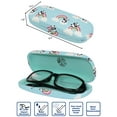 thumbnail image 3 of [4 PACK / 3 PACK], JAVOedge Printed Pattern Durable Hard Clamshell Eyeglass Case with Bonus Microfiber Cloth, 3 of 7