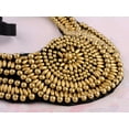 thumbnail image 2 of Tribal and Ethnic Inspired Chunky Aztec Sun Golden Beads Statement Necklace, 2 of 4