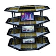 thumbnail image 2 of 1:64 octogonal decorativo con luces LED resistentes, decoración realista para escritorio, fácil montaje, 48 plazas, coche de fundición a presión, estilo B, 2 of 8