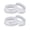 1-1/2" White Aluminum, variant on Light Socket Shade Rings,Aluminum Threaded Socket Ring for Medium Base E26 Sockets,Retaining Rings for Glass Lamp Shades Light Fixtures (4-Pack White Color/For Thread Diameter 1-1/2 Inches)