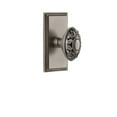 thumbnail image 4 of Grandeur Cargvc_Prv_234 Carre Solid Brass Rose Privacy Door Knob Set - Nickel, 4 of 6