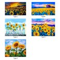 thumbnail image 3 of leyfeng 12*16 pulgadas girasol DIY 5D diamante pintura Kit taladro completo diamante pintura flor patrón acrílico, 3 of 8