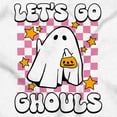 thumbnail image 2 of Cute Halloween Let's Go Ghouls Ghost Women Plus Size Crewneck Sweatshirt Brisco Brands 3X, 2 of 5