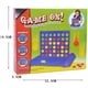 thumbnail image 3 of Juego de mesa 4 en raya plegable, 4 juguetes educativos para niños, color azul, 3 of 5