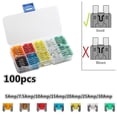thumbnail image 5 of 100pcs Assorted Auto Car Mini Low Profile Fuse 5A 7.5A 10A 15A 20A 25A, 5 of 6
