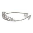 thumbnail image 6 of Allure Rhinestone Tiara - Rounded, 6 of 7