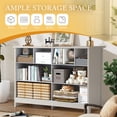thumbnail image 3 of Haverchair 8 Drawer Dresser for Bedroom, Wood Chest of Drawers with Smooth Metal Rail, Large Dressers, Modern Bedroom Dressers with 8 Drawers Cabinet TV Stand, 3 of 8