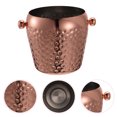 thumbnail image 3 of FELTECHELECTR 1Pack Party Ice Bucket Beverage Container Made of Rose Gold Plating for Adults at Buffet Events, 3 of 8