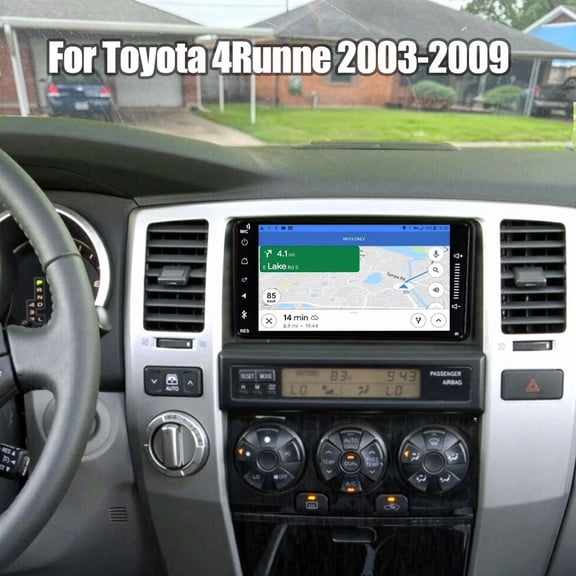 2 64GB Android 15 Car Stereo for Toyota 4Runner 2003 2004-2009, 7-Inch GPS Head Unit with Wireless CarPlay & Android Auto, WiFi Bluetooth FM/RDS SWC Mirror Link & Backup Camera