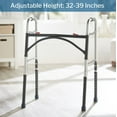 thumbnail image 5 of McKesson Bariatric Steel Folding Walker, Adjustable Height, 500 lbs Capacity, 1 Ct, 5 of 8