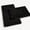 Black-32"L x 20"W + 24"L x 16"W, variant on Teal Blue 2-Piece Bath Rug Set 32"L x 20"W + 24"L x 16"W Bathroom Use