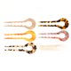 thumbnail image 5 of Horquilla de acetato para el pelo de moda europea y americana con forma de U antideslizante, 5 of 6