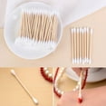 thumbnail image 3 of 100Pcs Double Head Disposable Makeup Cotton Swab Cotton Buds Daily Cleaning T WA, 3 of 9